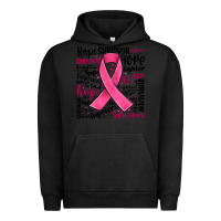 Pigment Black breast cancer ribbon Urban Hoodie - JahusDesignShop