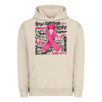 Pigment French Oak breast cancer ribbon Urban Hoodie - JahusDesignShop