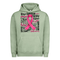 Pigment Oil Green breast cancer ribbon Urban Hoodie - JahusDesignShop