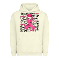 Pigment Pistachio breast cancer ribbon Urban Hoodie - JahusDesignShop