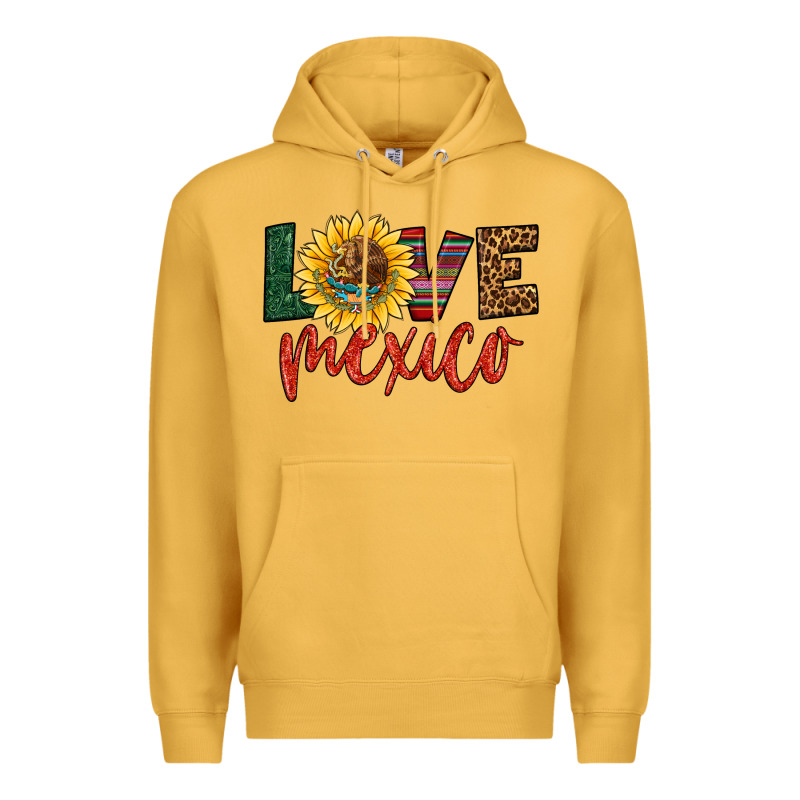 Love Mexico Premium Hoodie by HRA Design Shop | Teevron