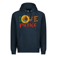 Navy love mexico Premium Hoodie - HRA Design Shop