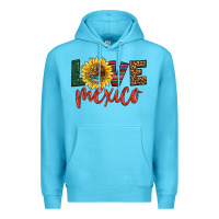 Ocean Blue love mexico Premium Hoodie - HRA Design Shop
