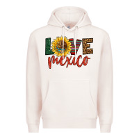 Pale Pink love mexico Premium Hoodie - HRA Design Shop
