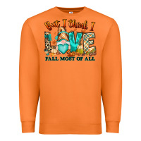 Carrot But i think i love Fall most of all gnome Premium Sweatshirt - RanaPortraitStore