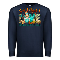 Navy But i think i love Fall most of all gnome Premium Sweatshirt - RanaPortraitStore