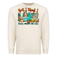Sandshell But i think i love Fall most of all gnome Premium Sweatshirt - RanaPortraitStore