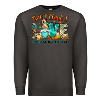 Smoke But i think i love Fall most of all gnome Premium Sweatshirt - RanaPortraitStore