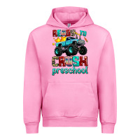 Fuchsia Pink ready to school crush preschool Urban Hoodie - AdoDesignShop