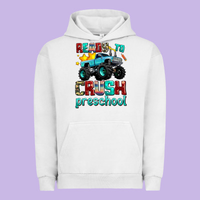 Ready To School Crush Preschool Urban Hoodie Designed By Adodesignshop