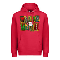 Cardinal Christmas merry mini Premium Hoodie - FaDigitalArtStudio