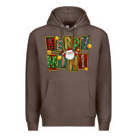 Coffee Christmas merry mini Premium Hoodie - FaDigitalArtStudio