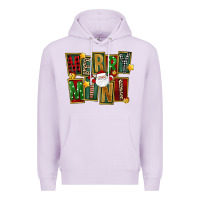 Lilac Christmas merry mini Premium Hoodie - FaDigitalArtStudio