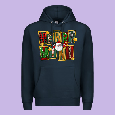 Christmas Merry Mini Premium Hoodie Designed By Fadigitalartstudio
