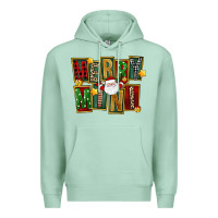 Seafoam Christmas merry mini Premium Hoodie - FaDigitalArtStudio