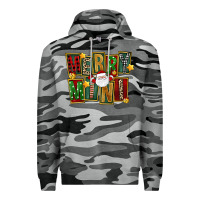 Slate Camo Christmas merry mini Premium Hoodie - FaDigitalArtStudio
