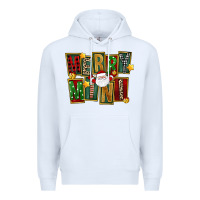 White Christmas merry mini Premium Hoodie - FaDigitalArtStudio