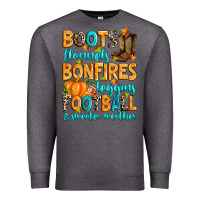 Charcoal Heather Boots flannels bonfires leggins American Football Premium Sweatshirt - RanaPortraitStore