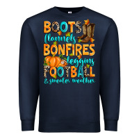 Navy Boots flannels bonfires leggins American Football Premium Sweatshirt - RanaPortraitStore