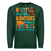 Sports Green Boots flannels bonfires leggins American Football Premium Sweatshirt - RanaPortraitStore