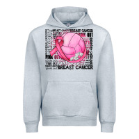 Heather Grey breast cancer volleyball Urban Hoodie - JahusDesignShop