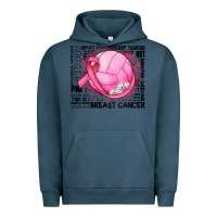 Pigment Midnight Navy breast cancer volleyball Urban Hoodie - JahusDesignShop
