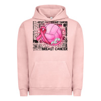 Pigment Salmon breast cancer volleyball Urban Hoodie - JahusDesignShop