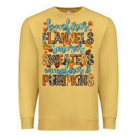 Antique Gold Bonfires flannels Premium Sweatshirt - RanaPortraitStore