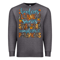Charcoal Heather Bonfires flannels Premium Sweatshirt - RanaPortraitStore