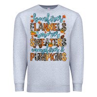 Heather Grey Bonfires flannels Premium Sweatshirt - RanaPortraitStore
