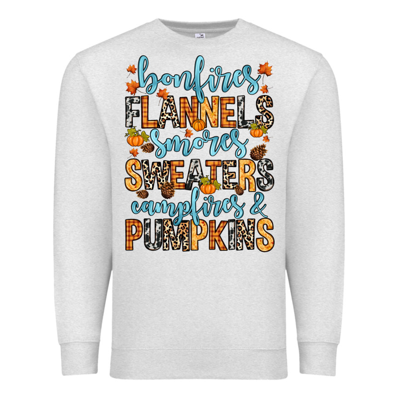 Bonfires Flannels Premium Sweatshirt by RanaPortraitStore | Teevron
