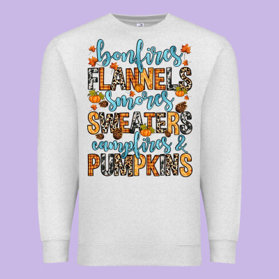 Premium Sweatshirt Bonfires flannels