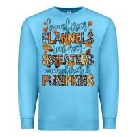 Ocean Blue Bonfires flannels Premium Sweatshirt - RanaPortraitStore