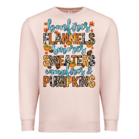 Pale Pink Bonfires flannels Premium Sweatshirt - RanaPortraitStore