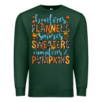 Sports Green Bonfires flannels Premium Sweatshirt - RanaPortraitStore