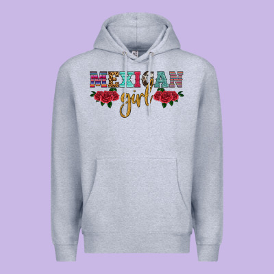 Mexican Girl Premium Hoodie Designed By Hra Design Shop