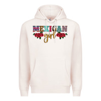 Pale Pink mexican girl Premium Hoodie - HRA Design Shop