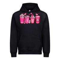 Black breast cancer coffee cups Urban Hoodie - JahusDesignShop