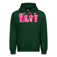 Forest Green breast cancer coffee cups Urban Hoodie - JahusDesignShop