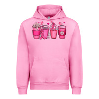 Fuchsia Pink breast cancer coffee cups Urban Hoodie - JahusDesignShop