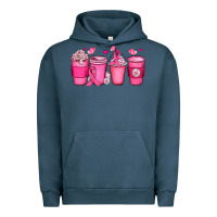 Pigment Midnight Navy breast cancer coffee cups Urban Hoodie - JahusDesignShop