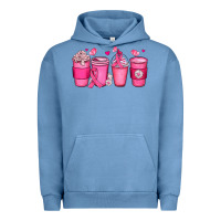 Pigment Pebble Blue breast cancer coffee cups Urban Hoodie - JahusDesignShop