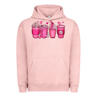 Pigment Salmon breast cancer coffee cups Urban Hoodie - JahusDesignShop
