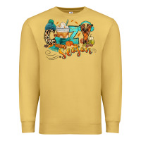 Antique Gold Cozy season Fall Premium Sweatshirt - RanaPortraitStore