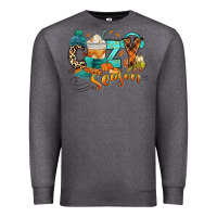 Charcoal Heather Cozy season Fall Premium Sweatshirt - RanaPortraitStore