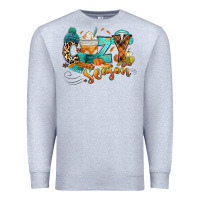 Heather Grey Cozy season Fall Premium Sweatshirt - RanaPortraitStore