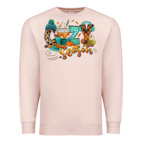 Pale Pink Cozy season Fall Premium Sweatshirt - RanaPortraitStore