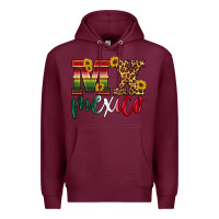 Burgundy mexico Premium Hoodie - HRA Design Shop