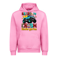 Fuchsia Pink ready to school crush kindergarten Urban Hoodie - AdoDesignShop