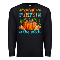 Black Cutest pumpkin in the patch Premium Sweatshirt - RanaPortraitStore